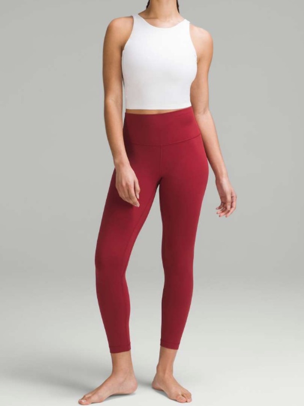Lululemon Align High Rise Pant 25” Prep Red - Picture 2 of 7